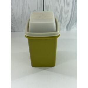 Tupperware Vintage Pickle Keeper Green Complete 3 Piece Set Lid Tray